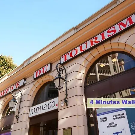 Monaco 25 Meters, 10-20min Walk: Casino, Forum G, Beach. Ric'keys Beausoleil